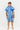 After Essentials Poncho Swim Club Stripes Blue